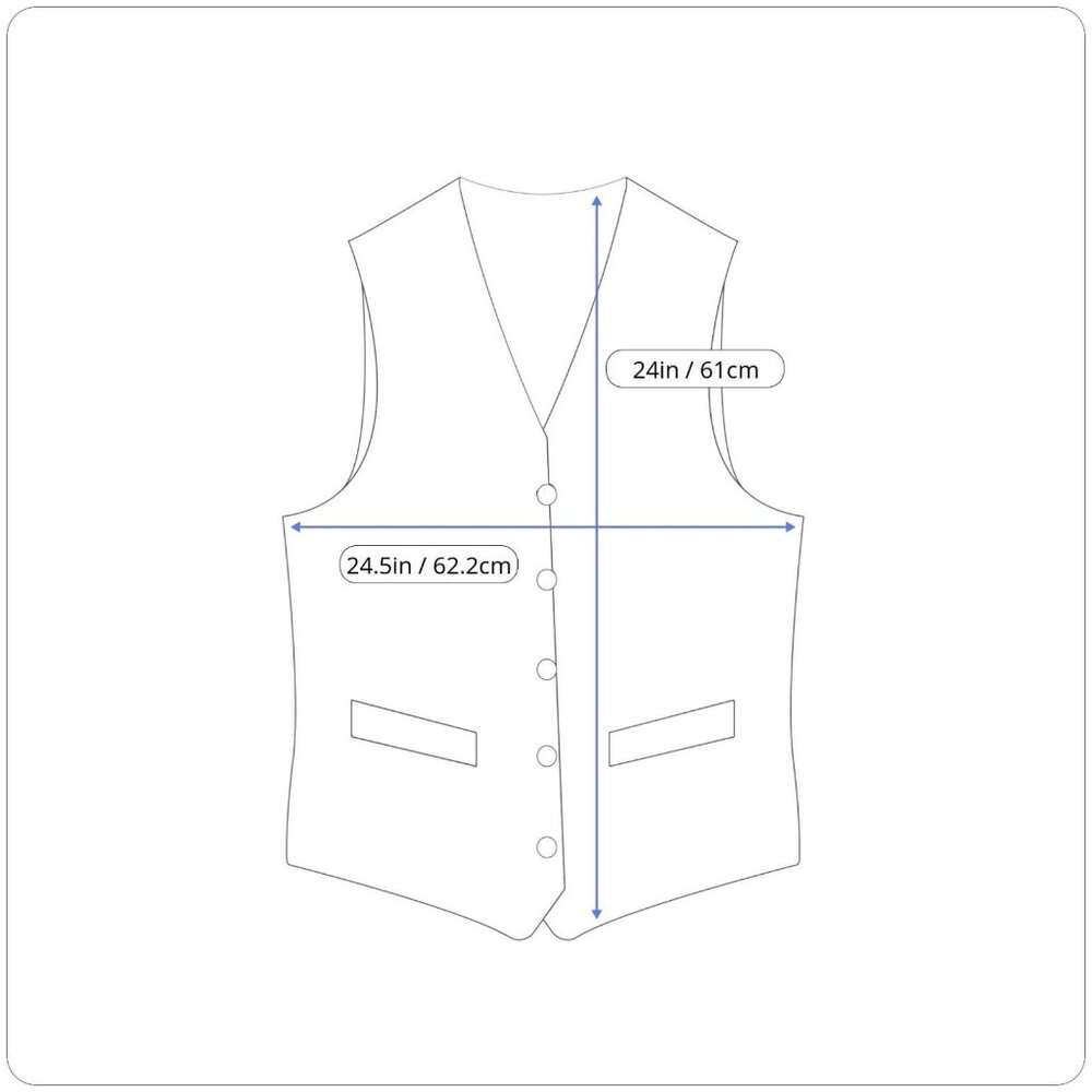 Vesuvio Napoli 2XL XXL Vest Waist Coat 5 Button Formal Dress Prom Wedding Party - Picture 3 of 11